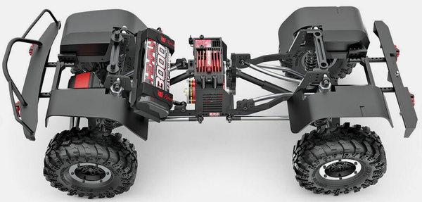 REDCAT Everest GEN7 Pro 1:10 Black Crawler w/ Scale Accessories, Battery & Charger - RCATGEN7PRO-B