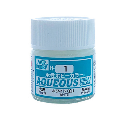 Mr Hobby Aqueous Gloss White 10ml - H001