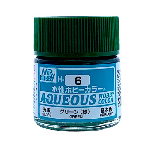 Mr Hobby Aqueous Gloss Green 10ml - H006