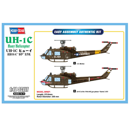 HOBBYBOSS UH-1C Huey Helicopter 1:48 - HB85803