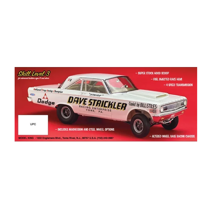 MOEBIUS 1965 Dodge AWB Funny Car Strickler 1:25 - MOE2451