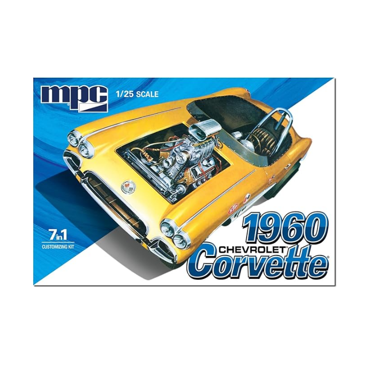 MPC 1960 Chevrolet Corvette 7-in-1 1:25 - MPC1002