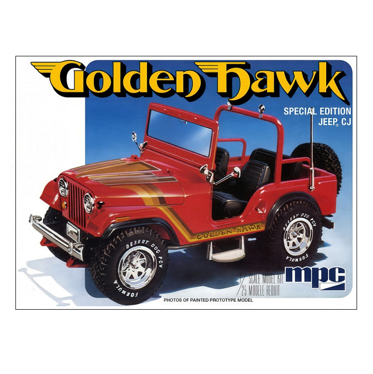 MPC 1981 Jeep CJ5 Golden Hawk 1:25 - MPC986