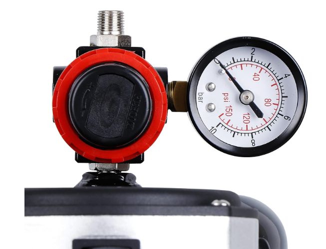 VISION Mini Air Compressor 1/5HP w/ Regulator & 3L Tank - NHDU-136