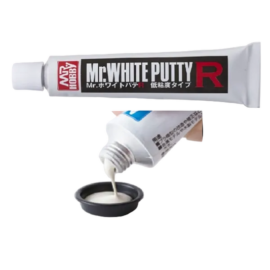 MR HOBBY Putty White R Low Viscosity - P123