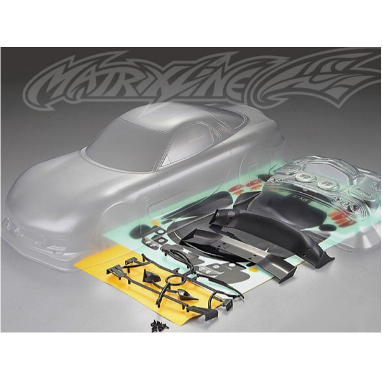 MATRIXLINE Mazda RX-7 1:10 Clear Body WB: 190mm - PC201404