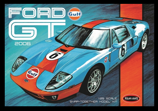 POLARLIGHTS Gulf 2006 Ford GT Snap 1:25 - POL955M