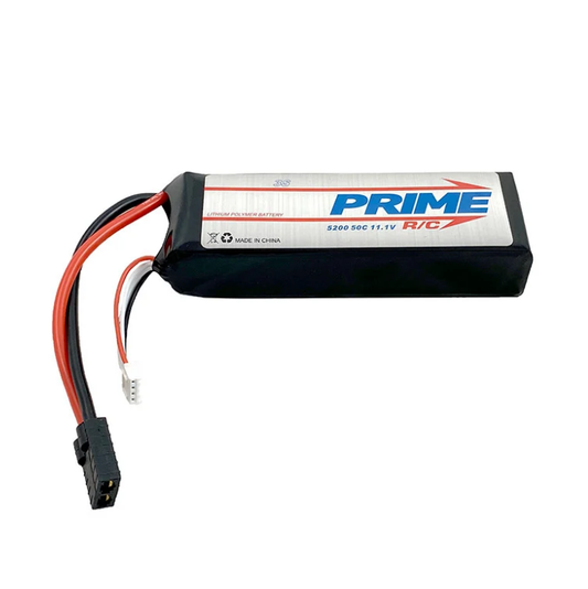 PRIME 5200mah 11.1V 3S 50C Soft Case Lipo Battery w/ Traxxas Connector - PMQB52003ST