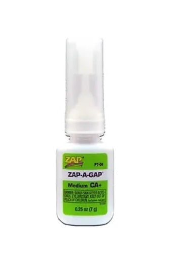 ZAP Green Medium CA Glue 0.25oz - PT04