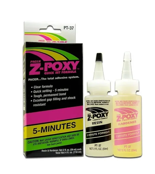 ZAP Z-Poxy 5min Cure Epoxy 4oz - PT-37