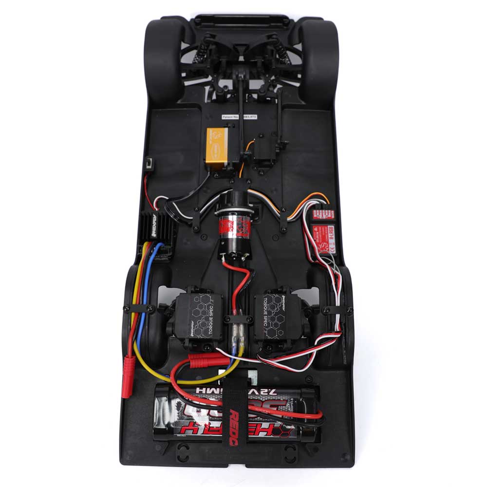 REDCAT 1964 Chevy Impala SS Hopping Lowrider chassis detail - RCATSIXTYFOUR