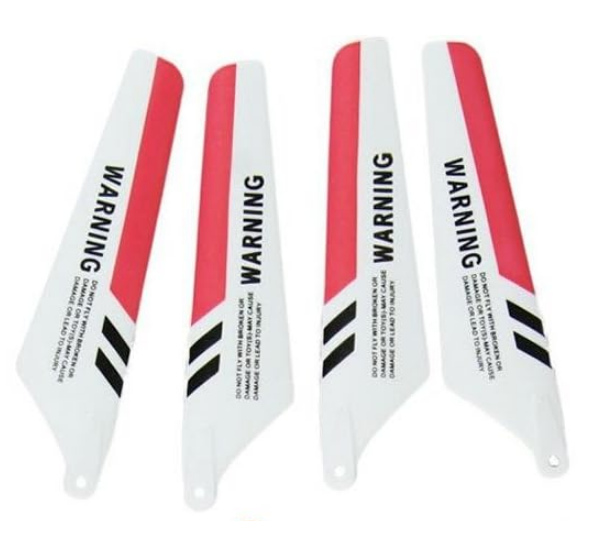 SYMA S107H Red Main Blade Set 2xCW 2xCCW - SYM-S107G-03B