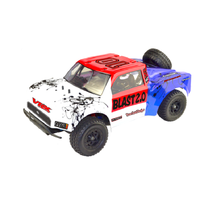 RIVERHOBBY OCTANE BLAST 2.0 4WD Brushless Short Course Truck w/ 2.4Ghz Radio, Lipo Battery & Charger - RH-1045SC