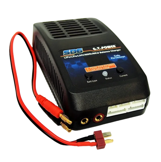 GT POWER Battery Charger 0.5-6A 2S-6S Nimh/ LiPo/ LiFe - GT-SD6