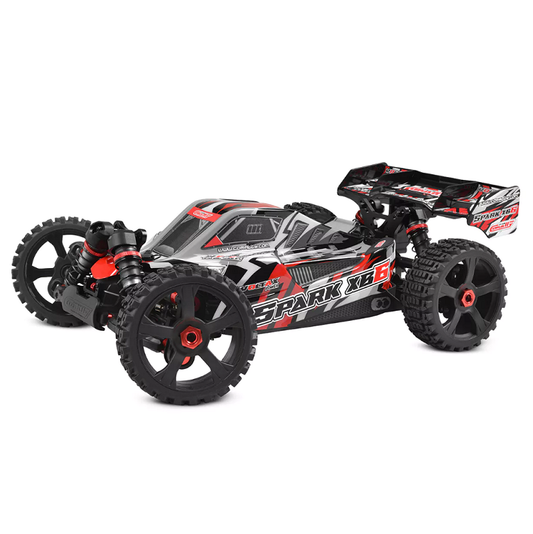 TEAM CORALLY 1:8 Spark XB-6 6S Red Buggy w/ 2.4Ghz Radio & 2050kv Brushless Driveline - C-00285-R