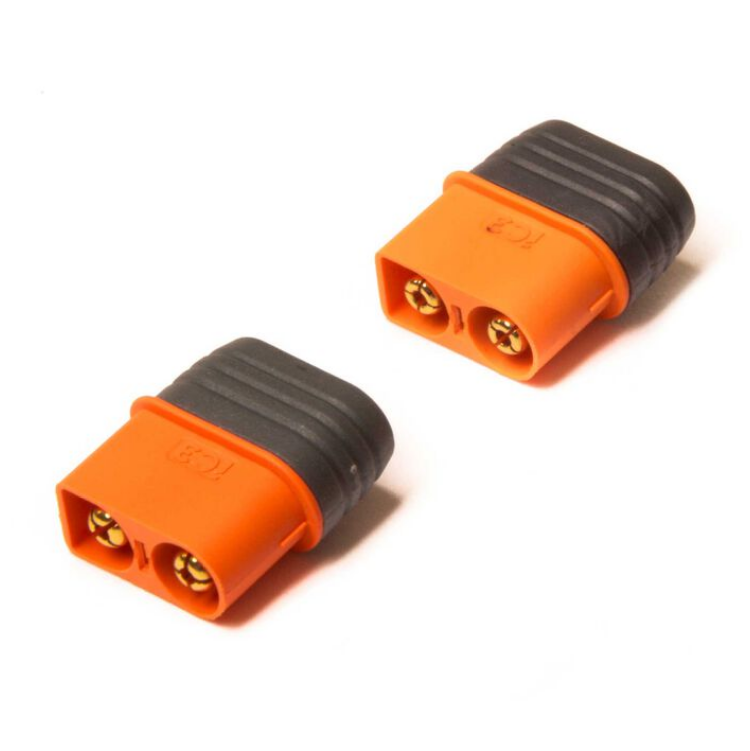 SPEKTRUM IC3 Male Plug w/ Wire Shroud 2pcs - SPMXCA303