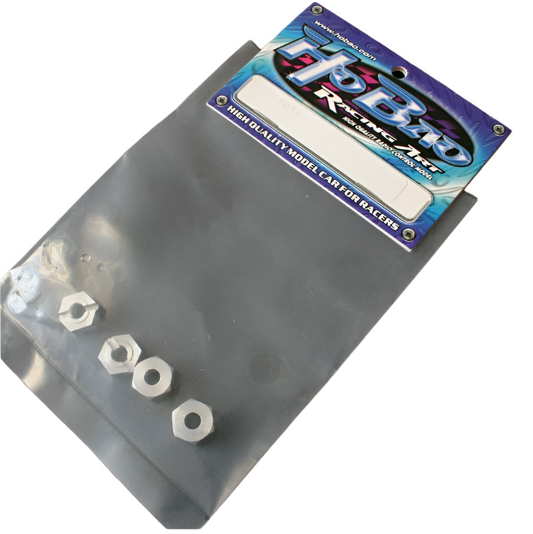 HOBAO 12mm Aluminium Wheel Hex 4pcs - HB-T073