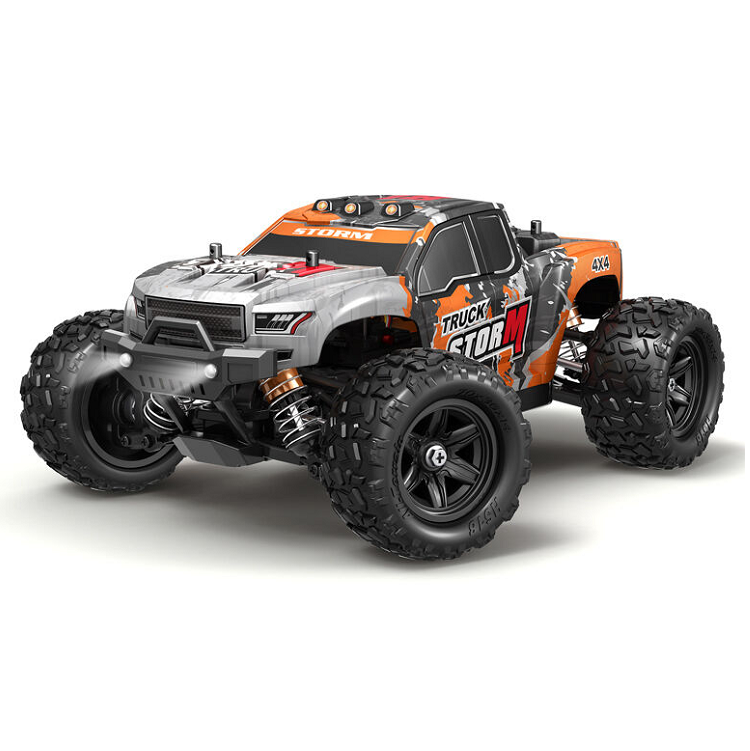 STORM 1:18 Orange 4WD Truck IPX4 w/ 2.4ghz Radio, Battery and Charger - TRC-18-01