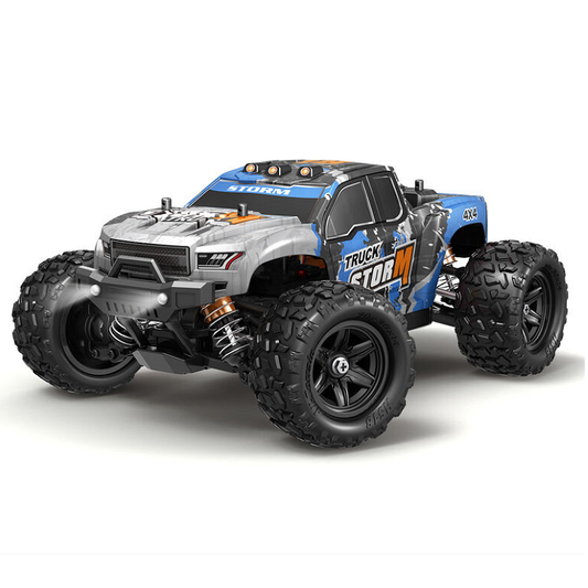 STORM 1:18 Blue 4WD Truck IPX4 w/ 2.4ghz Radio, Battery and Charger - TRC-18-02