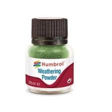 HUMBROL WEATHERING POWDER, CHROME OXIDE GREEN - 0005
