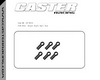 Caster Shock Shaft Ball Ends - CAZX-0015