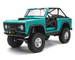 AXIAL SCX10 III EARLY FORD BRONCO Turquoise Blue Rock Crawler with Spektrum DX3 2.4Ghz Radio - AXI03014T1