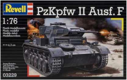 REVELL PzKpfw Panzer II AUSF F Tank 1:76 - 03229