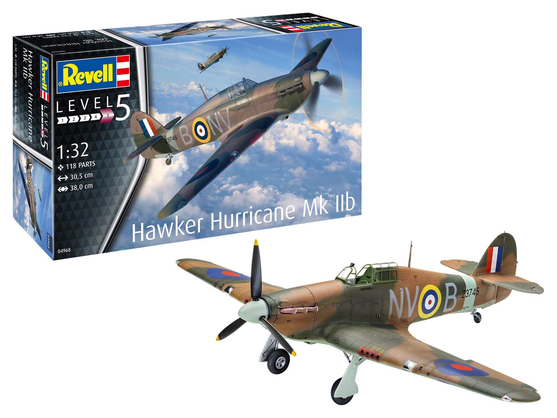 REVELL Hawker Hurricane Mk IIB 1:32 - 04968