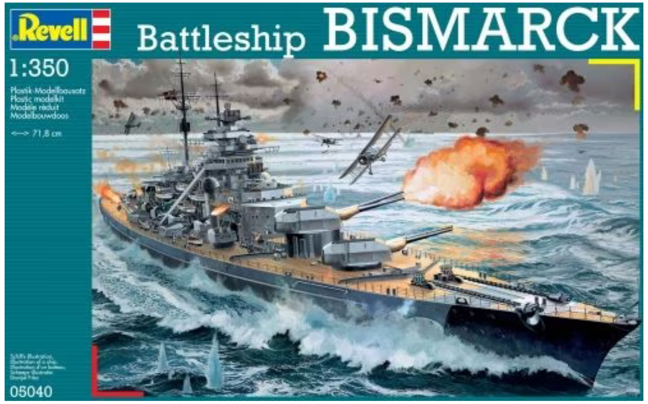 REVELL Battleship Bismarck 1:350 - 05040
