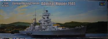 TRUMPETER German Heavy Cruiser Admiral Hipper 1941 1:350 - TR05317