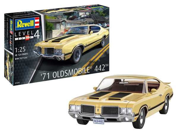 REVELL 1971 Oldsmobile 442 Coupe 1:24 - 07695