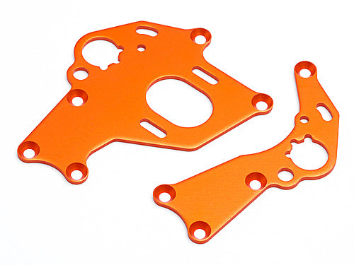 HPI Motor Mount Set Orange Aluminium suit Sprint 2 - HPI-106838