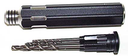 PROLUX Drill Bit Set w/ 4 Drill Tips & Handle - PL1320