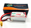 NXE 1300mah 14.8V 95C 4S Lipo Battery Soft Case - 1300SC954SXT60