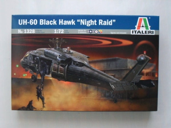 ITALERI UH-60/MH-60 Black Hawk Night Raid 1:72 - 1328S
