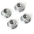 TORNADO 4mm Threaded Flanged Nyloc Nut Set 4pcs - 9115-WJ02