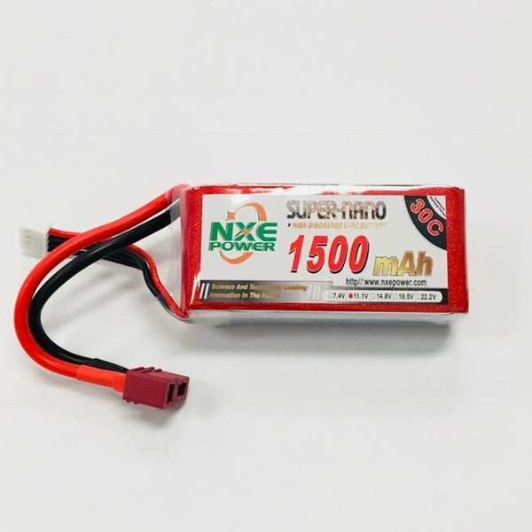 NXE 1500mah 11.1V 30C Lipo Battery Soft Case - 1500SC303SDEAN