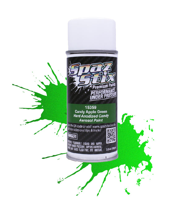 SPAZ STIX Candy Apple Green Spray Paint 3.5oz - SZX15359