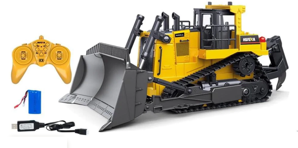 HUINA 1:16 RC Bulldozer with 2.4Ghz Radio, Battery and Charger - SFMHN1569