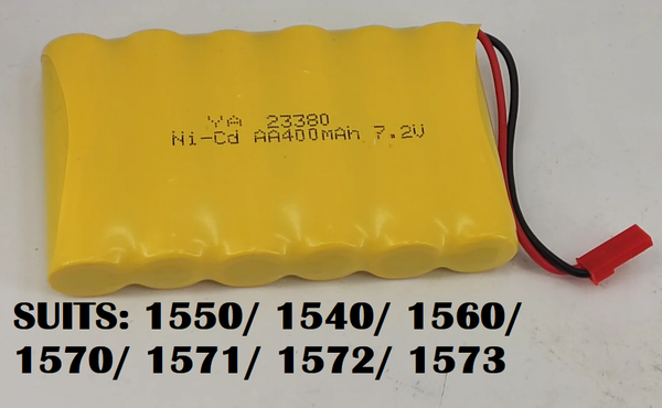 HUINA 400mah 7.2V NiCad Battery Red JST suit 1572 - SFMHN1572-BAT