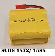 HUINA 400mah 7.2V NiCad Battery Red JST suit 1572 - SFMHN1572-BAT