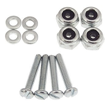 DUBRO 2-56x12.7mm Bolt, Nyloc Nut & Washer Set 4pcs/ea - DBR174