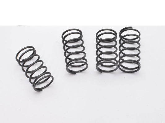 HOBAO Hyper 10 Touring Car Shock Spring Set 7T Med Black 4pcs - HB-224219