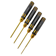 RCT Metric Hex Wrench Set Black/ Gold 1.5/ 2.0/ 2.5/ 3.0mm - RCTT11006