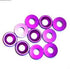 ANSMANN 4mm Countersunk Cup Washers Purple Alum.10pcs - C203000057