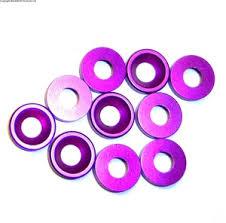 ANSMANN 5mm Countersunk Cup Washers Purple Alum.10pcs - C203000062