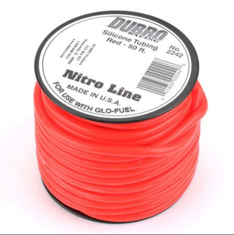 DUBRO Red Silicone Fuel Tube 50ft - DBR2242