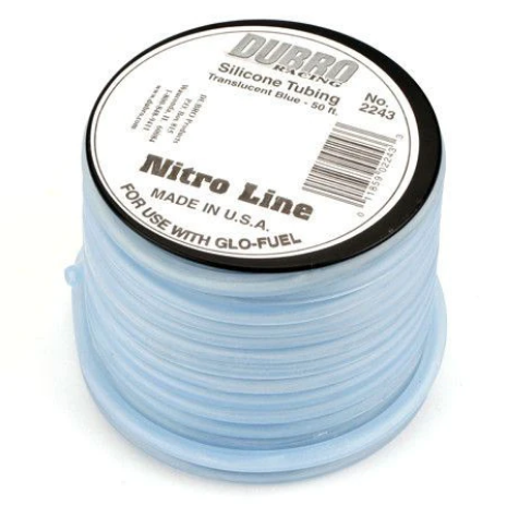 DUBRO Blue Silicone Fuel Tube 50ft - DBR2243