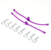 DUBRO Body Clip Retainers Purple 2pcs - DBR2250