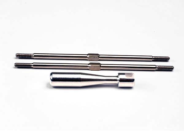 TRAXXAS 105mm Turnbuckles Titanium w/ Wrench 2pcs - 2339X